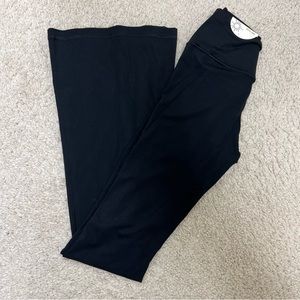 aerie double crossover flare leggings